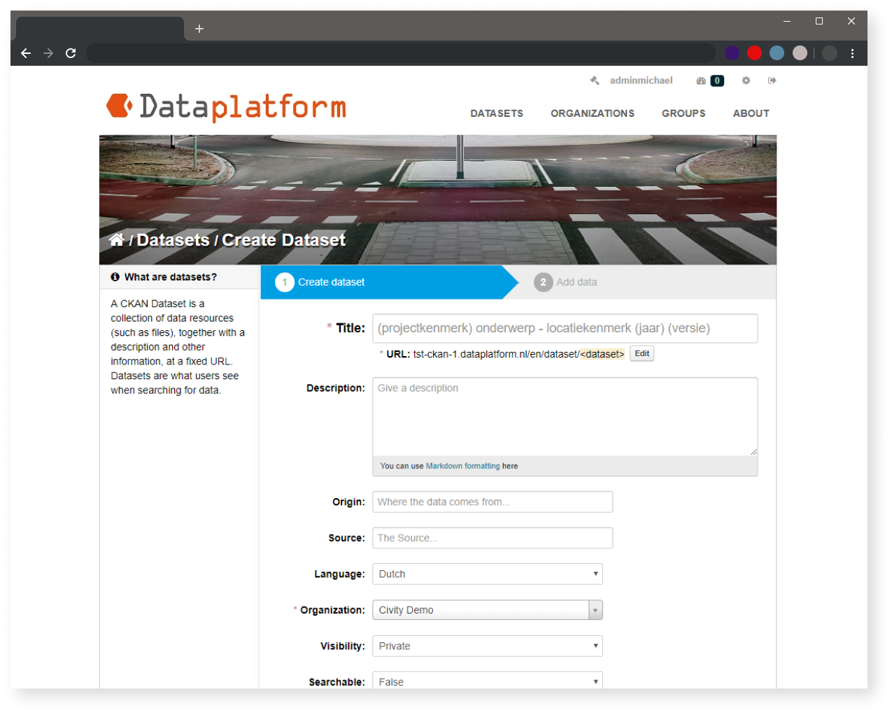 image: Adding Datasets